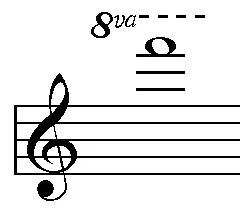 F4, written on the treble staff.