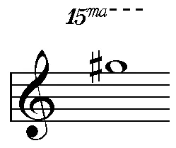 G-sharp-4, written on the treble staff.