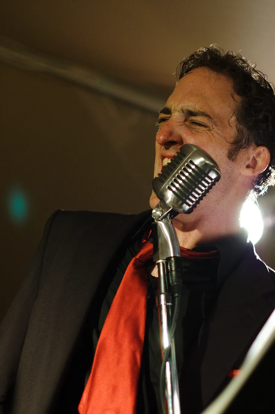 Photo taken during one of our legendary Martha's Vineyard gigs.